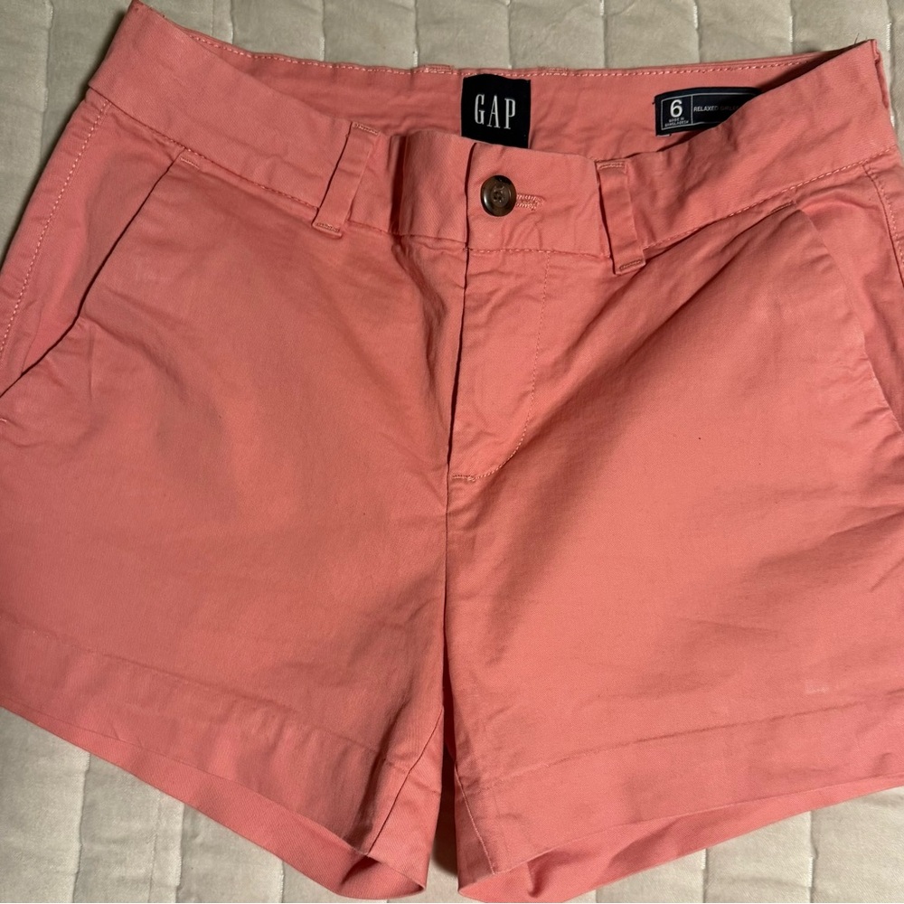 GAP Salmon Shorts Classic Cotton Blend